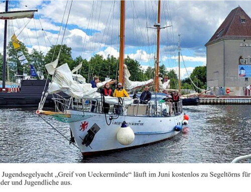 Wer will kostenlos mit der Segelyacht in See stechen?